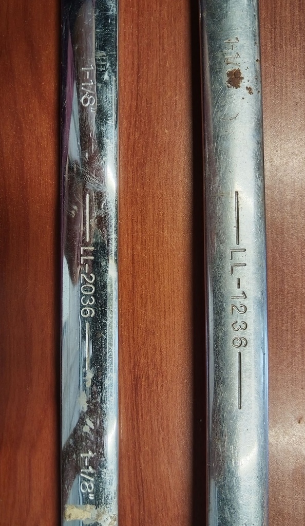 LLAVES COMBINADAS 1 1/8 x 401 mm USADO/BUEN ESTADO TRUPER LL-2036