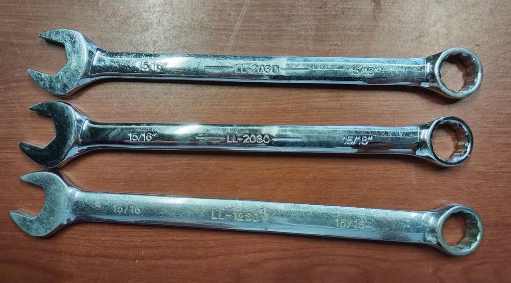 LLAVES COMBINADAS 15/16 x 336 mm USADO/BUEN ESTADO TRUPER LL-2030