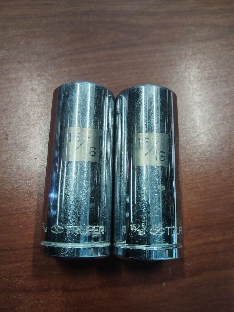 DADOS 15/16"- 6 PUNTAS SEMINUEVOS TRUPER D-1230-HL