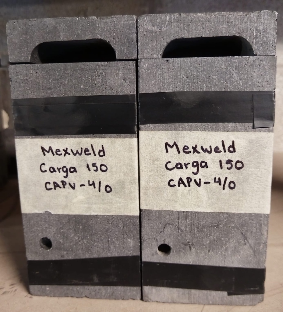 MOLDE PARA SOLDADURA EXOTERMICA CARGA 150 NUEVO MEXWELD CAPV-4/0