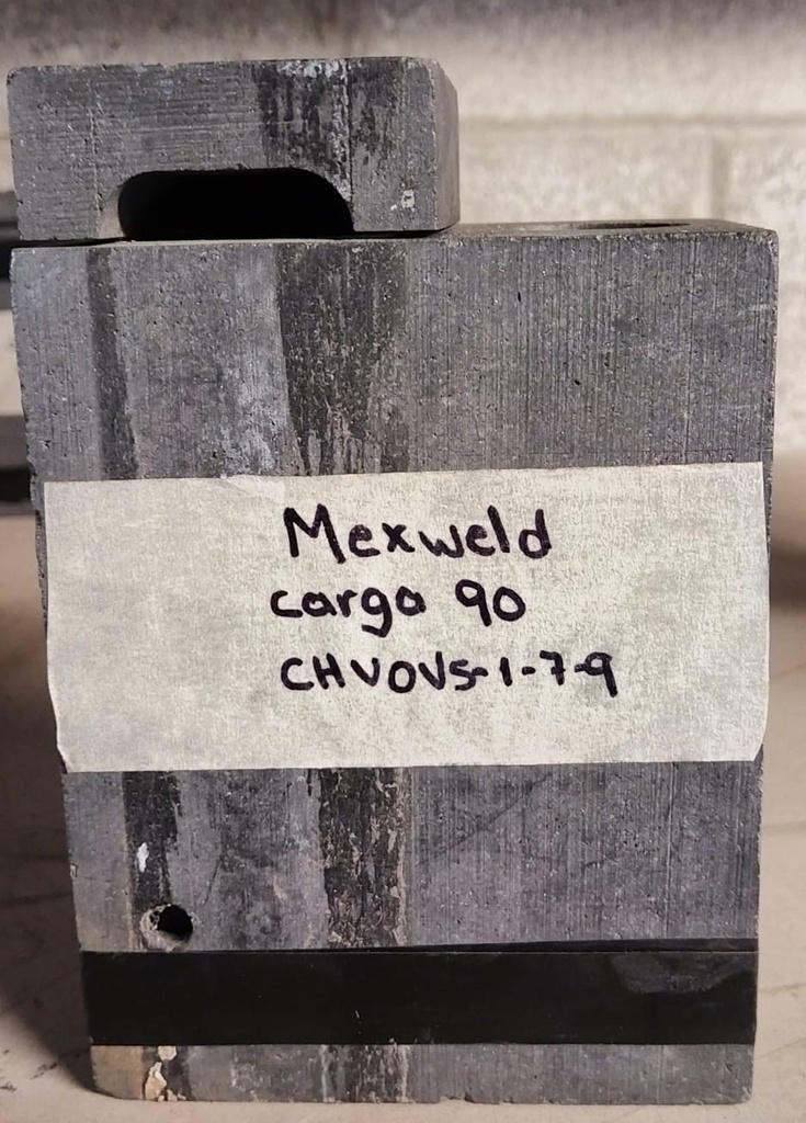 MOLDE PARA SOLDADURA EXOTERMICA CARGA 90 NUEVO MEXWELD CHV0V5-1-7-9