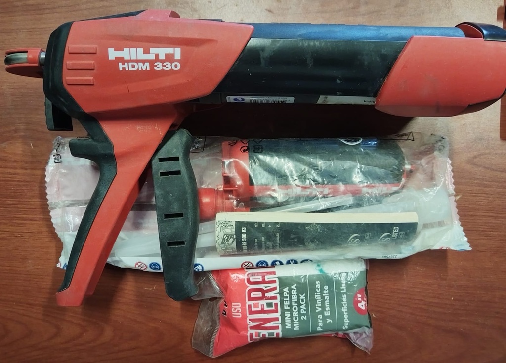 PISTOLA MANUAL APLICADOR EPOXICO NUEVO HILTI HDM 330