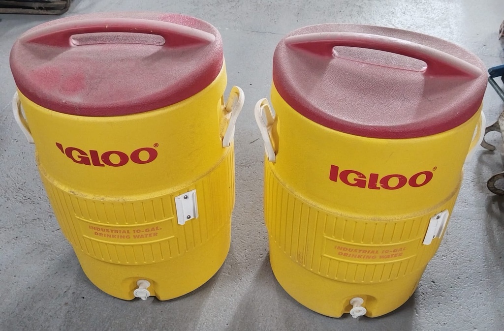 CONTENEDORES DE AGUA DE 10 GALONES AMARILLO IGLOO  