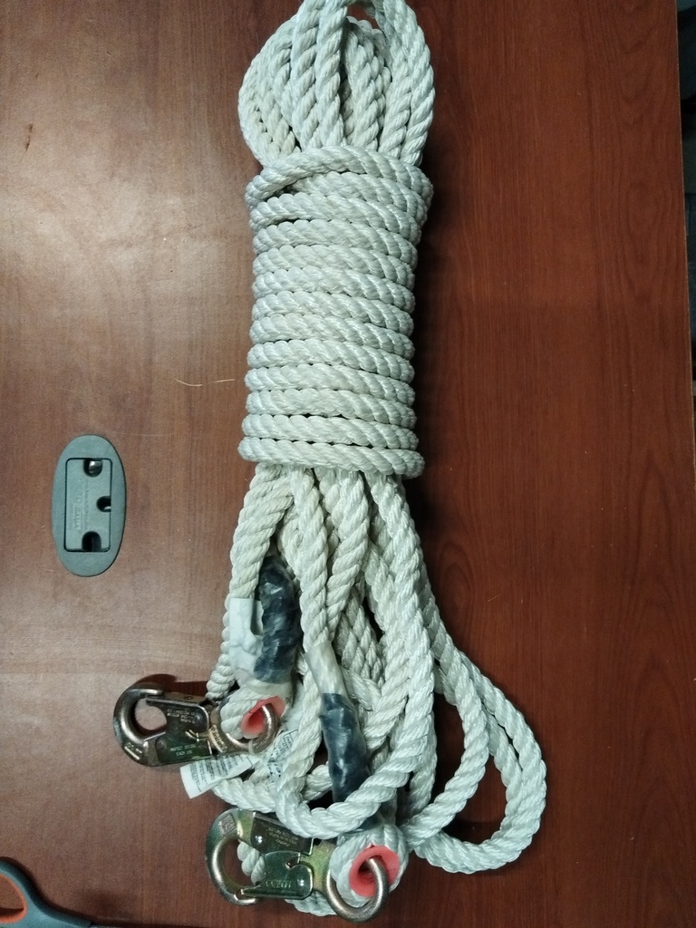 CUERDA TRENZADA 20 MTS (USADA)
