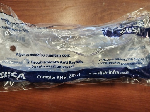 [EPP_10] LENTES DE SEGURIDAD CLAROS NUEVO SIISA  
