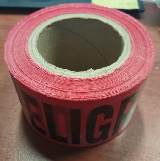 [EPP_59] CINTA ROJA "PELIGRO" NUEVO   