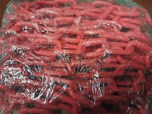 [EPP_68] CADENA ROJA DE PLASTICO EN TRAMOS DIFERENTES MEDIDAS USADO   