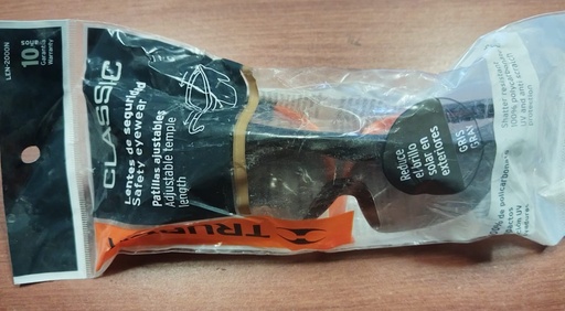 [EPP_70] LENTES DE SEGURIDAD NEGROS NUEVOS TRUPER 14213 