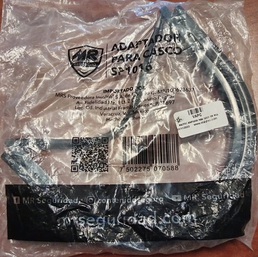 [EPP_76] ADAPTADOR PARA CASCO NUEVO MRSEGURIDAD SP1016 