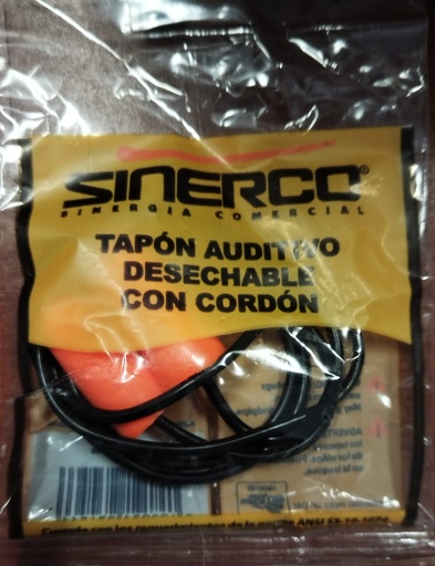 [EPP_87] TAPONES AUDITIVOS DESECHABLES NUEVOS SINERCO SE040207 