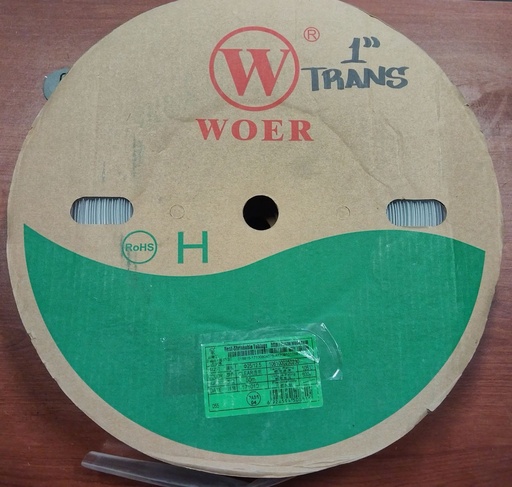 [ME_96] TERMOFIT TRANSPARENTE 1" INCOMPLETO WOER 