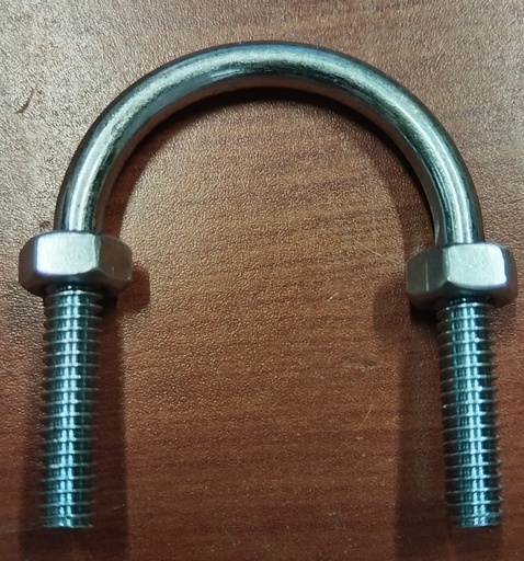 [ME_161] ABRAZADERA TIPO U 1" CORTAS NUEVO  
