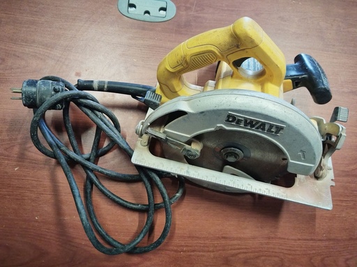 [HE_6] SIERRA CIRCULAR 7-1/4 DE WALT  DWE575-B3 USADO