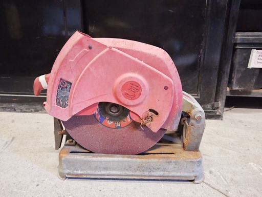 [HE_8] CORTADORA DE METAL 14" Milwaukee  6177-20 USADO