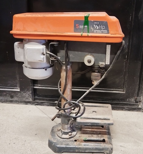 [HE_34] TALADRO DE BANCO TRUPER  TAPI-8 USADO