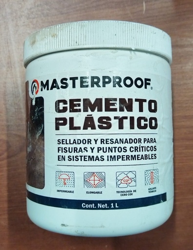 [MV_26] CEMENTO PLASTICO NUEVO MASTERPROOF CPLAS1L