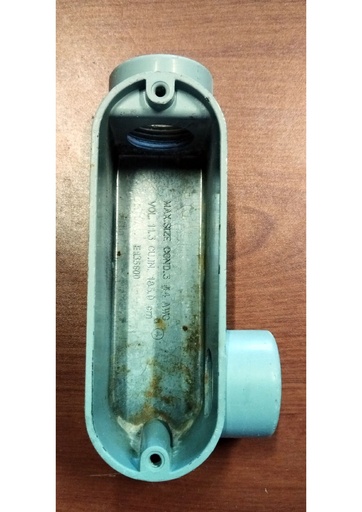 CONDULET LR 1" COMPLETO SIN TAPA