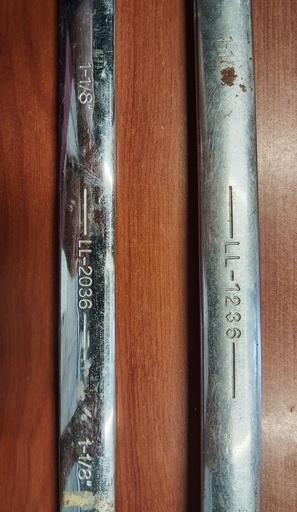 [HV_64] LLAVES COMBINADAS 1 1/8 x 401 mm USADO/BUEN ESTADO TRUPER LL-2036