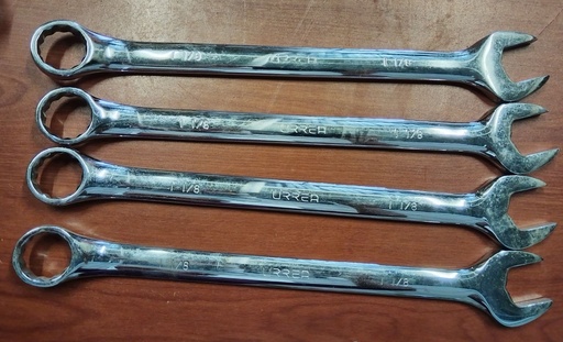 [HV_66] LLAVES COMBINADAS 1 1/8" USADO/BUEN ESTADO URREA 1236