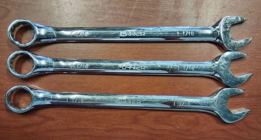 [HV_69] LLAVES COMBINADAS 1 1/16" USADO/BUEN ESTADO URREA 1234