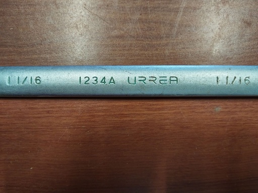 [HV_70] LLAVES COMBINADAS 1 1/16" USADO/BUEN ESTADO URREA 1234A