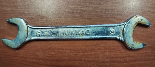 [HV_79] LLAVES ESPAÑOLAS 27 X 30 mm USADO/BUEN ESTADO HUA BAO 