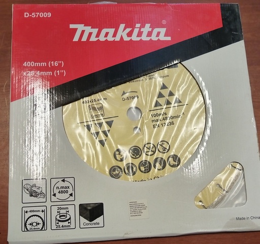 [HV_108] DISCOS DE CORTE DIAMANTE  16" NUEVO MAKITA D-57009