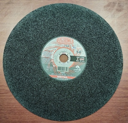 [HV_109] DISCOS DE CORTE METAL  14" NUEVO AUSTROMEX A30RBF