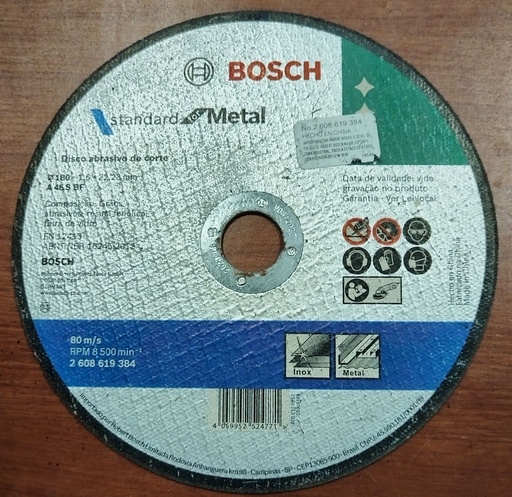 [HV_111] DISCOS DE CORTE METAL  7" NUEVO BOSCH EN12413