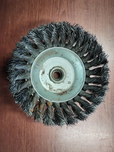 [HV_142] CARDA DE COPA ALAMBRE TRENZADO 5" USADA HT 120408