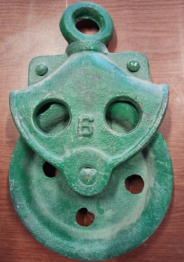 [HV_153] POLEA NO. 6 FERTL USADA FERTL AZZ302