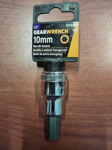 [HV_161] DADOS 4mm 6 PUNTAS - 1/4" 4 PUNTAS NUEVO GEAR WRENCH 80660