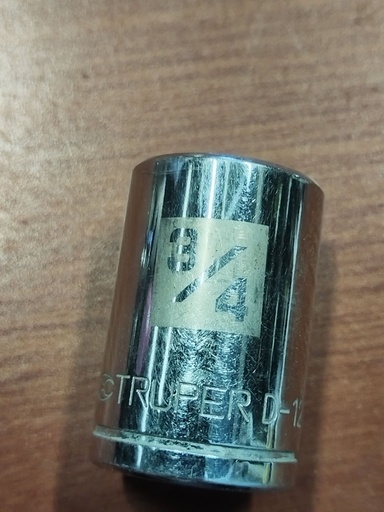 [HV_166] DADOS 3/4" 6 PUNTAS NUEVO TRUPER 