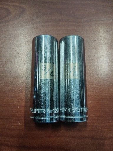 [HV_176] DADOS 3/4"- 6 PUNTAS SEMINUEVOS TRUPER D-1224-HL