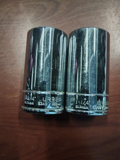 [HV_177] DADOS 1 1/4"- 12 PUNTAS SEMINUEVOS URREA 5340