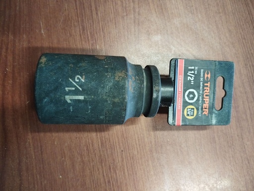 [HV_189] DADOS DE IMPACTO 1 1/2" 6 PUNTAS 3/4" ESTANDAR NUEVO TRUPER 