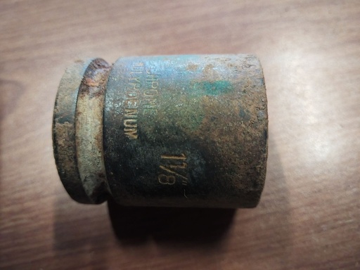 [HV_195] DADOS DE IMPACTO 1 1/8" 6 PUNTAS USADO  