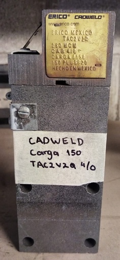 [HV_210] MOLDE PARA SOLDADURA EXOTERMICA CARGA 150 NUEVO CADWELD TAC2V2Q 4/0