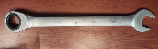 [HV_243] LLAVE COMBINADA CON MATRACA 30MM USADA IRIMO 18