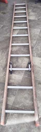 [HV_257] ESCALERA DE EXTENSIÓN USADA/MAL ESTADO TRUPER 16757