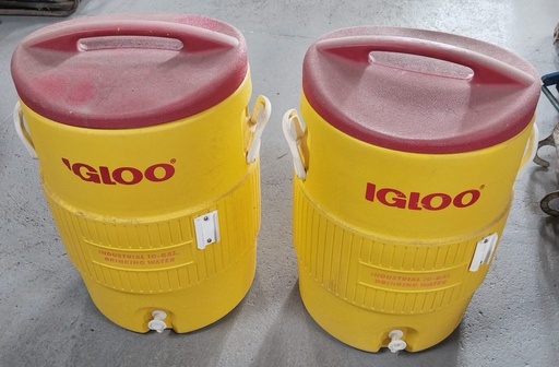[INS_13] CONTENEDORES DE AGUA DE 10 GALONES AMARILLO IGLOO  